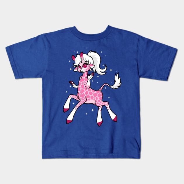 Candy the Giraffe Kids T-Shirt by JenniferSmith